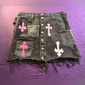 Denim Y2K Mini Skirt